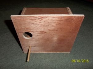 GOULDIAN FINCH NEST BOX